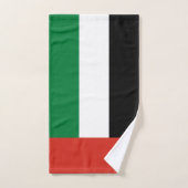 アラブ統一された首長国連邦国旗 バスタオルセット (ハンドタオル)