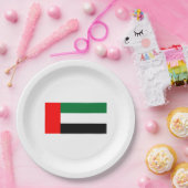 アラブ統一された首長国連邦国旗 ペーパープレート (パーティー)