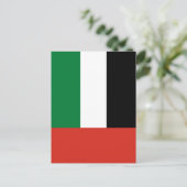 アラブ統一された首長国連邦国旗 ポストカード (スタンド正面)