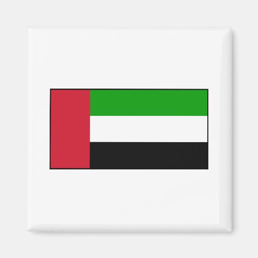 アラブ統一された首長国連邦国旗 マグネット (正面)