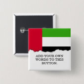 アラブ統一された首長国連邦国旗 缶バッジ (正面&裏面)