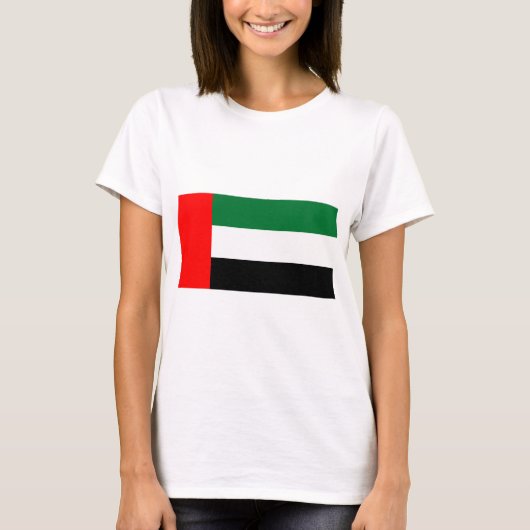 アラブ統一された首長国連邦国旗 Tシャツ (正面)
