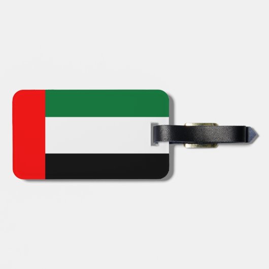 アラブ統一された首長国連邦 ラゲッジタグ (裏面横)