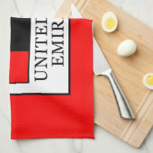 アラブ統一された首長国 キッチンタオル (四つ折り)