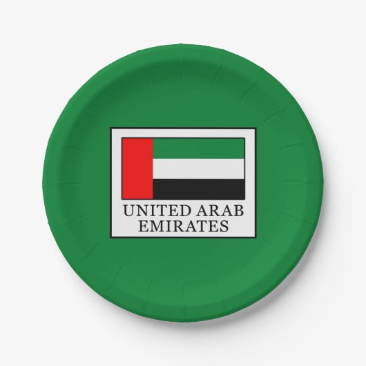 アラブ統一された首長国 ペーパープレート (正面)