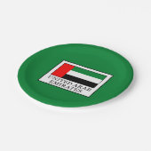 アラブ統一された首長国 ペーパープレート (アングル)