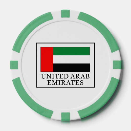 アラブ統一された首長国 ポーカーチップ (正面)