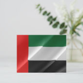 アラブ統一された首長国 – 国旗 –  ポストカード (スタンド正面)