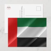 アラブ統一された首長国 – 国旗 –  ポストカード (正面/裏面)