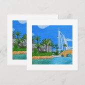 アラブ統一された首長国 招待状 (正面/裏面)