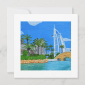 アラブ統一された首長国 招待状 (裏面)