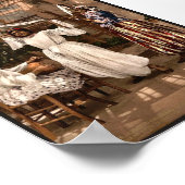 アラブ踊りの女の子,アルジェ,アルジェリアヴィンテージ写真 ポスター (角)