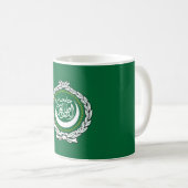 アラブ連盟国旗 コーヒーマグカップ (正面右)