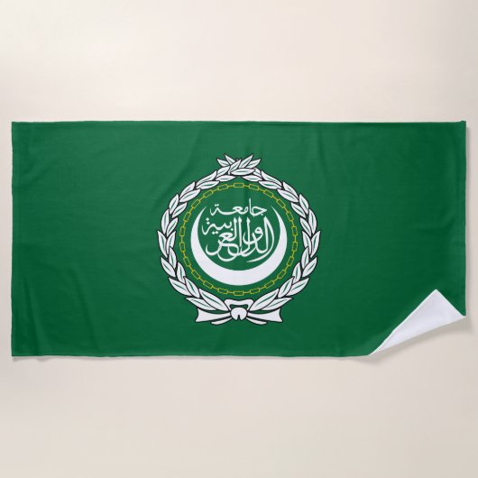 アラブ連盟国旗 ビーチタオル (正面)