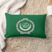 アラブ連盟国旗 ランバークッション (ブランケット)