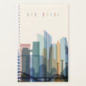 アラブ首長国ア統一されたブダビ |都市スカイライン プランナー手帳 (正面)