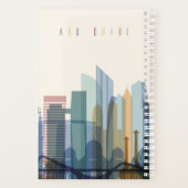 アラブ首長国ア統一されたブダビ |都市スカイライン プランナー手帳 (裏面)