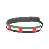 アラブ首長国スリップまたは滑ること連邦国旗を掲げたノンヘッドバンド アスレチックヘッドバンド (右)