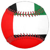 アラブ首長国国旗を掲げ統一されたた愛国的ソフトボール ソフトボール (正面)