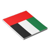 アラブ首長国国旗統一されたを掲げたメモ帳 ノートパッド (アングル)