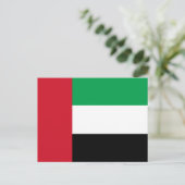 アラブ首長国統一された国国旗 ポストカード (スタンド正面)