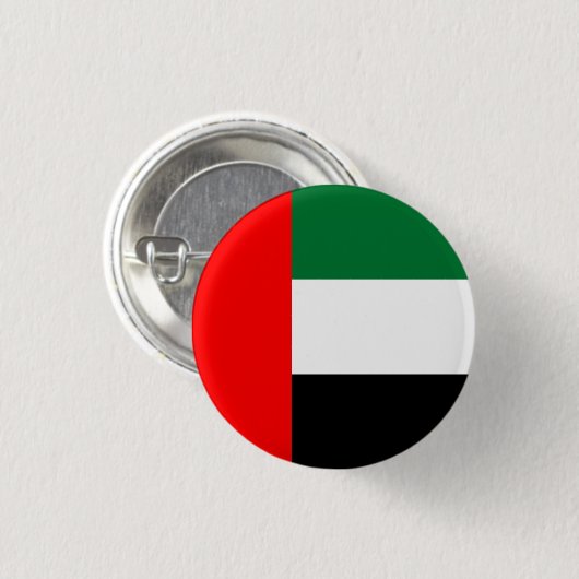 アラブ首長国統一された国国旗 缶バッジ (正面&裏面)