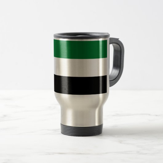 アラブ首長国統一された旗のタンブラー トラベルマグ (正面右)