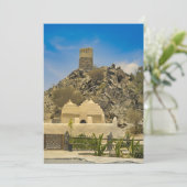 アラブ首長国連邦のアルビダモスクの穏やかな美しい シーズンカード (スタンド正面)