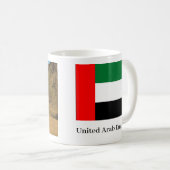 アラブ首長国連邦のハハル山脈の墓地 コーヒーマグカップ (正面右)