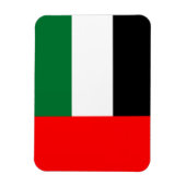 アラブ首長国連邦の国旗を持つフレキシブルなフォトマグネット マグネット (縦)