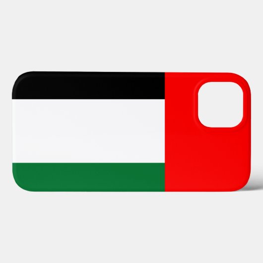 アラブ首長国連邦の国旗を持つ愛国的なipad航空事件 Case-Mate iPhoneケース (裏面 (横))