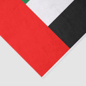 アラブ首長国連邦の国旗を持つ愛国的ティッシュペーパー 薄葉紙 (詳細)