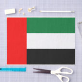 アラブ首長国連邦の国旗を持つ愛国的ティッシュペーパー 薄葉紙 (クラフト)