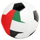 アラブ首長国連邦の国旗を掲げた愛国的なサッカーボール サッカーボール (3/4)