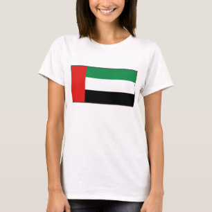 アラブ首長国連邦の国旗x地図Tシャツ Tシャツ