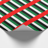 アラブ首長国連邦の愛国的な包装紙国旗 ラッピングペーパー (角)