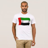 アラブ首長国連邦の旗のシャツ Tシャツ (正面フル)
