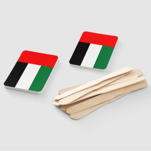 アラブ首長国連邦の旗を持つハンドファンのセット ハンドファン (組立なし)