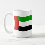 アラブ首長国連邦の旗マグカップ コーヒーマグカップ (左)