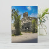 アラブ首長国連邦の歴史的なアルビダモスクの風景 シーズンカード (スタンド正面)