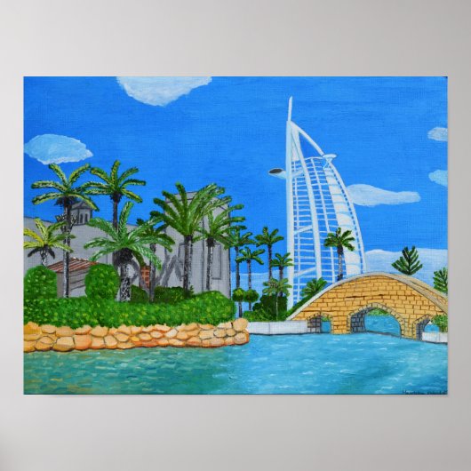 アラブ首長国連邦の統一された都市ドバイ ポスター (正面)