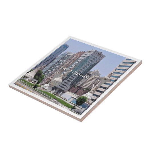 アラブ首長国連邦のzAE055アブダビ市内中心部 タイル (側面)