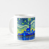 アラブ首長国連邦アブダビのシェイク・ザイード・グランド・モスク コーヒーマグカップ (正面左)