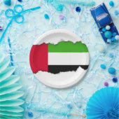 アラブ首長国連邦アラブ首長国連邦の旗 ペーパープレート (パーティー)