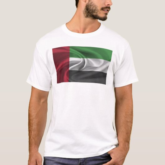 アラブ首長国連邦国旗 Tシャツ (正面)