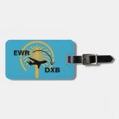 アラブ首長国連邦統一されたへの旅行 ラゲッジタグ (正面横)