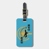 アラブ首長国連邦統一されたへの旅行 ラゲッジタグ (正面縦)