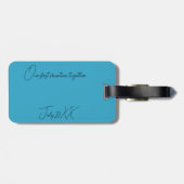 アラブ首長国連邦統一されたへの旅行 ラゲッジタグ (裏面横)