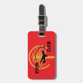 アラブ首長国連邦統一されたへの旅行 ラゲッジタグ (正面縦)