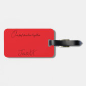 アラブ首長国連邦統一されたへの旅行 ラゲッジタグ (裏面横)